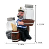 Gift Sailor Salt Pepper Shakers With Toothpick And Napkin Holder