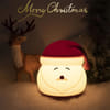 Gift Santa Claus Silicone LED Night Lamp - Assorted - Single Piece