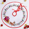 Buy Santa's Sleigh Satin Xmas Tree Skirt