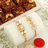 Say It with Sweets Set of 2 Rakhi Hamper Online