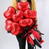 Scarlet Romance Balloon Bouquet Online