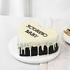 Scorpio Baby Birthday Heart Cake (600 Gm) Online