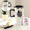 Secret Santa Personalized On-The-Go Travel Mug