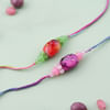 Semi Precious Stone Rakhi (Set of 2) Online