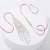 Gift Semi precious stone work BB Rakhi