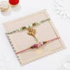 Buy Semi Precious Stone Work Bhaiya Bhabhi Rakhi