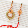 Semi-Precious Stones Bhai Bhabhi Rakhis Online