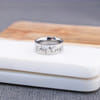 Gift Sentimental Personalized Handwritten Silver Ring for Dad