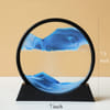 Gift Serene Blue Sandscape Art Showpiece