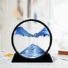 Serene Blue Sandscape Art Showpiece Online