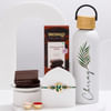 Serene Charm Personalized Rakhi Hamper Online