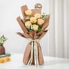 Serene Peach Roses Father's Day Bouquet Online