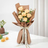 Buy Serene Peach Roses Handtied Bouquet