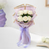 Gift Serene White Roses Bouquet