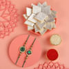 Gift Set of 2 Delicious Delight Rakhi Hamper