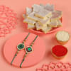 Set of 2 Delicious Delight Rakhi Hamper Online