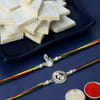 Set of 2 Divine Spirit Rakhi Hamper Online