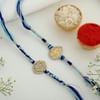 Gift Set of 2 Ethereal CZ Rakhis