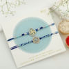 Buy Set of 2 Ethereal CZ Rakhis