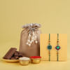 Set of 2 Happy Celebrations Rakhi Hamper Online