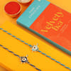 Set Of 2 Lucky Rakhi Hamper Online