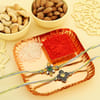 Set of 2 Oxidized Rakhis Hamper For Bhai Online
