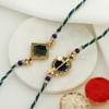 Gift Set of 2 Peacock-Feather Rakhis