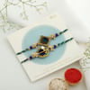 Buy Set of 2 Peacock-Feather Rakhis