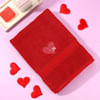 Buy Set of 2 Personalized Red Bath Towels