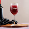 Gift Set of 2 Personalized Wine Glasses