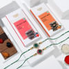 Set of 2 Rakhis and Chocolates Hamper Online