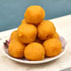 Buy Set of 3 Antique Metallic Rakhi with Besan Ladoo