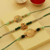 Gift Set of 3 Devotional Rakhis Hamper