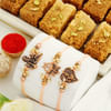 Set of 3 Indulge in Divinity Rakhi Set Online