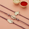 Gift Set of 5 Contemporary Themed Rakhis