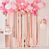 Set of 5 Rose Gold Confetti Balloons for Parties & Celebrations