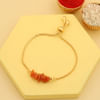 Gift Set Of 5 Semiprecious Stone Rakhis