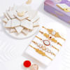 Set of 5 Sweet Indulgence Rakhi Hamper Online