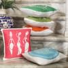 Gift Set of 5 Traditional Handmade Print Canvas Cushion