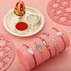 Set of 5 Urbanity Rakhi Hamper Online