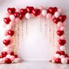 Shades Of Heart Valentines Day Balloon Decor
