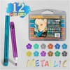 Shimmer Stroke Metallic Markers Set Of 12