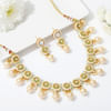 Shimmering Pearls Necklace For Karwa Chauth Online