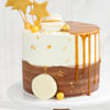 Shop Shining Stars Semi-Fondant New Year Cake (1Kg)