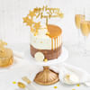 Buy Shining Stars Semi-Fondant New Year Cake (1Kg)