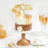 Shining Stars Semi-Fondant New Year Cake (1Kg) Online