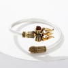 Buy Shiva Rakhi Bracelet with Kaju Katli Combo