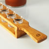 Gift Shot Glasses in Wooden Tray - Customized With Logo