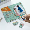 Gift Siblings Nok Jhok - Personalized Wooden Jigsaw Puzzle