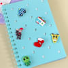 Shop Silicone Cover Notebook With Charms - Assorted - Single Piece